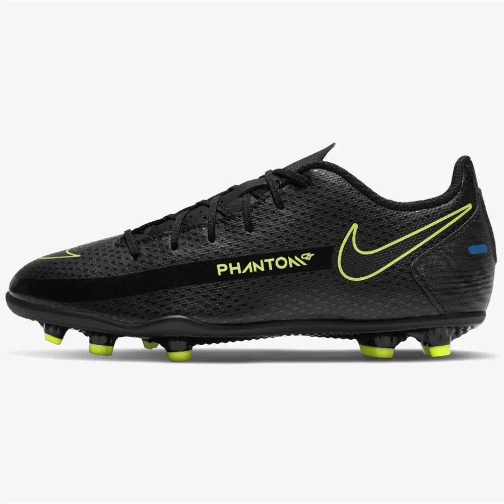 Nike Phantom GT Club FG MG Black Yellow Youth 6 Women 7.5 UK 5.5 EU 38.5‎